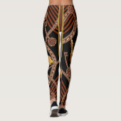 Leggings Chaîne baroque Design Motif (Dos)
