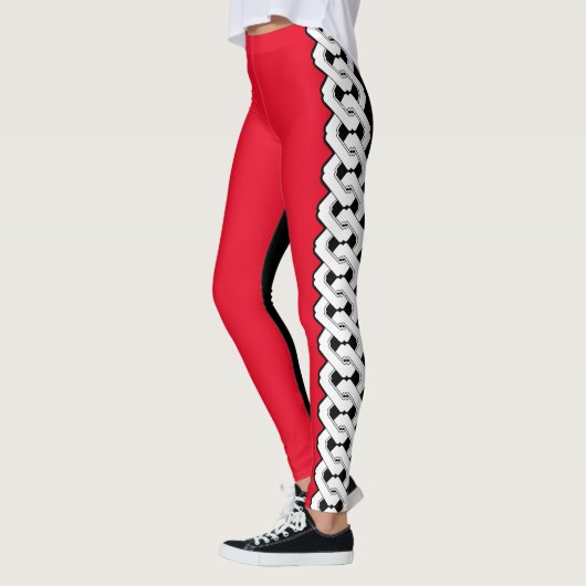 Leggings Chaîne japonaise à deux tons (Gauche)