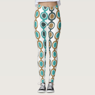 Leggings Chaîne moderne du milieu du siècle plus sombre