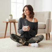 Leggings Chaînes d'étoiles magiques brillantes en or et lum