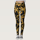 Leggings Chaînes d'or (Devant)