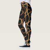 Leggings Chaînes d'or Luxe (Gauche)