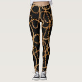 Leggings Chaînes d'or Luxe  (Devant)