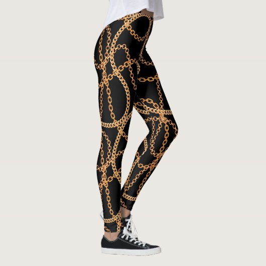 Leggings Chaînes d'or Luxe  (Droite)