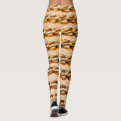 Leggings Chaînes d'or : Réflexe Luxe sans couture (Dos)