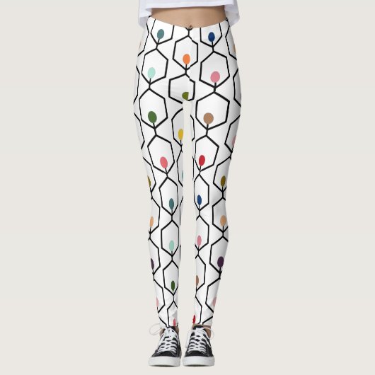 Leggings Chaînes Hexagon (Devant)