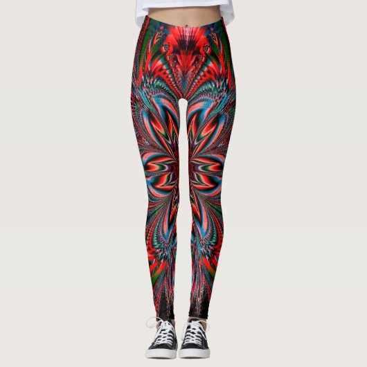 Leggings Chakra psychédélique (Devant)