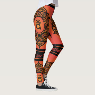 Leggings Chakra sacré tribal celtique