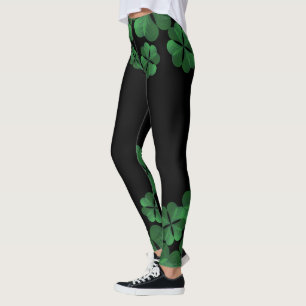 Leggings Chalkboard Shamrock St. Patrick's Day