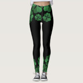 Leggings Chalkboard Shamrock St. Patrick's Day (Devant)