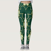 Leggings Chalkboard Shamrock St. Patrick's Day (Devant)
