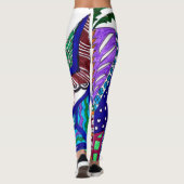 Leggings Chambre de palmier (Dos)