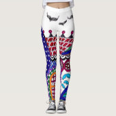 Leggings Chambre de palmier (Devant)