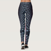 Leggings Chambre Echo métallique Abstraite avec onde sonore (Dos)