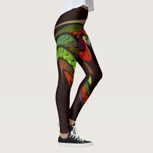 Leggings Chameleon Art Abstrait (Droite)
