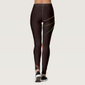 Leggings Chameleon Art Abstrait (Dos)