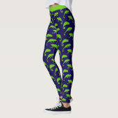 Leggings Chameleon Vert et Bleu Motif (Gauche)