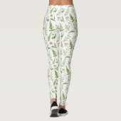 Leggings Chamomile Fleur Botanique Rustique Motif (Dos)