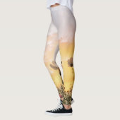 Leggings champ avec des fleurs (Gauche)