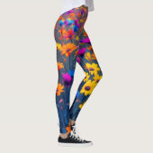 Leggings Champ Coloré De Fleurs (Droite)