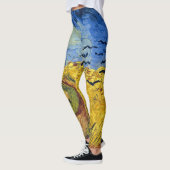 Leggings Champ de blé de Van Gogh peinture impressionniste (Gauche)