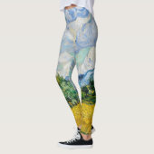 Leggings Champ de blé Van Gogh avec Cyprès. Impressionnisme (Gauche)