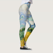 Leggings Champ de blé Van Gogh avec Cyprès. Impressionnisme (Droite)