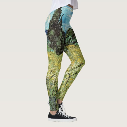 Leggings Champ de blé vert Vincent van Gogh (Droite)