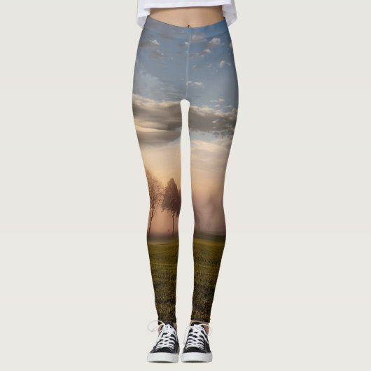 Leggings Champ de ciel (Devant)