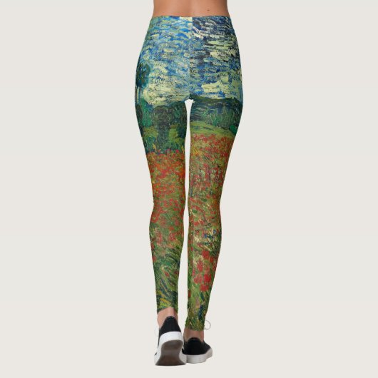 Leggings Champ de pavot - Vincent van Gogh (Dos)
