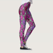 Leggings Champ de tulipe pourpre (Droite)