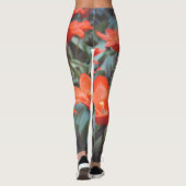 Leggings Champ de tulipe rouge (Dos)