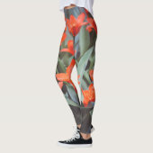Leggings Champ de tulipe rouge (Gauche)