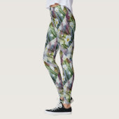 LEGGINGS CHAMP DES JOURNAUX BLANCS | LÉGUMES FLORAUX (Gauche)