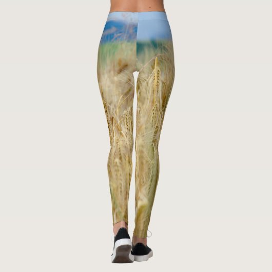 Leggings Champ jaune (Dos)