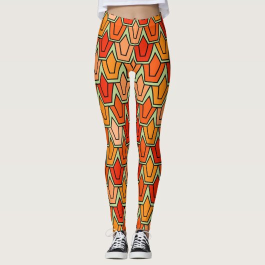 Leggings Champ Tulipe orange (Devant)