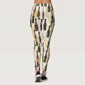Leggings Champagne Gold Noir Nouvel An Mariage (Dos)