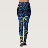 Leggings Champignon Néon Psychedelique (Dos)