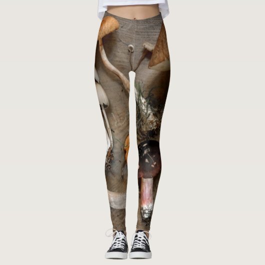 Leggings Champignons amoureux (Devant)