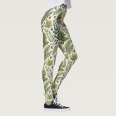 Leggings Champignons des bois Pinecones Ferns Motif d'autom (Droite)