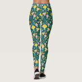 Leggings Champignons magiques Mignons Papillons Escargots L (Dos)