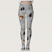 Leggings Championnat de ponte d'oeufs de poule, (Devant)
