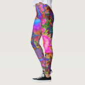 Leggings champs de tournesol pour toujours - rose (Gauche)