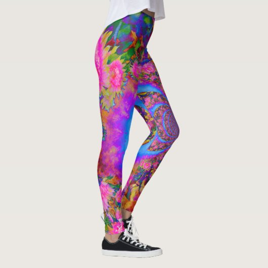 Leggings champs de tournesol pour toujours - rose (Droite)