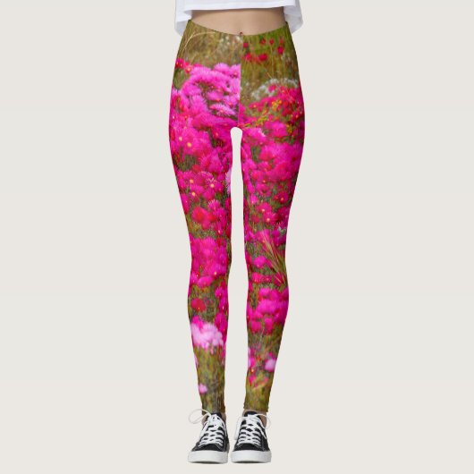 LEGGINGS CHAMPS ROSE (Devant)
