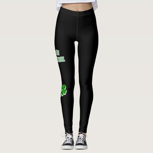Leggings Chance des guêtres noires irlandaises (Devant)