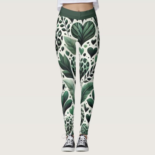 Leggings Chanceux en amour (Devant)