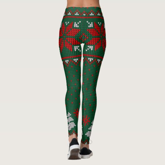 Leggings Chandail de Noël (Dos)