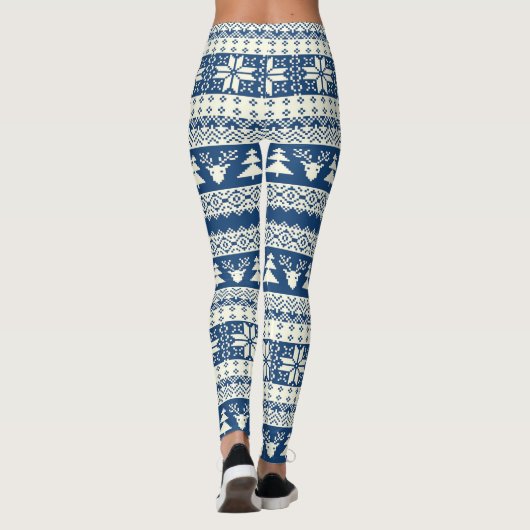 Leggings Chandail de Noël de Delft (Dos)