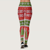 Leggings Chandail de Noël moche| Légendes de l'Île-du-Princ (Dos)